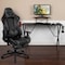 Flash Furniture Black Gaming Desk-Cup Holder/Reclining Chair Set BLN-X30RSG1031-GY-GG - alternate 1